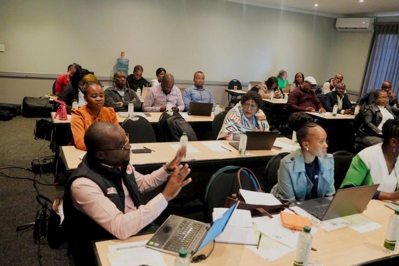 Participants during a discussion session