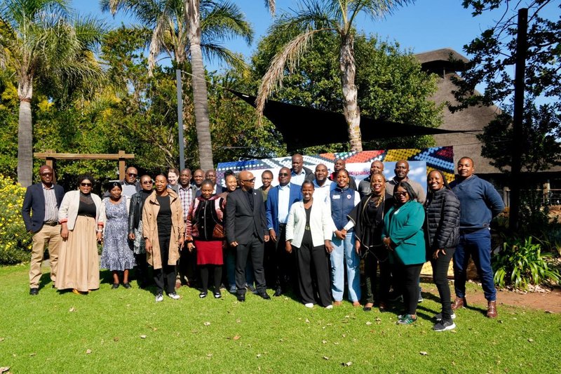 IBF training participants posing for a group photo