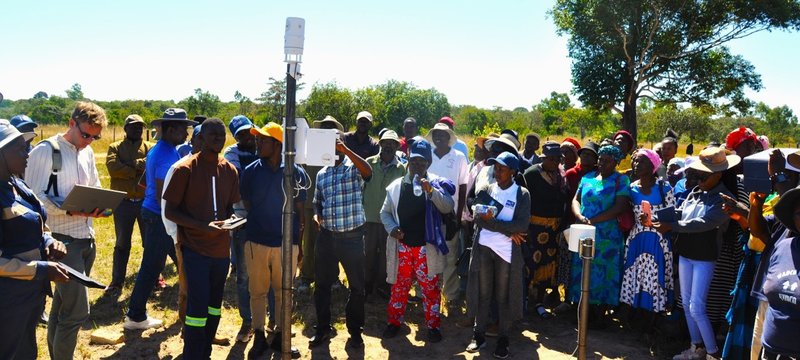 Field visit in Materera, Ward 15