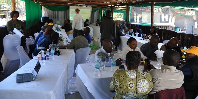 Living Lab Workshop Breakout session at Chipiwa Lodge, Marondera