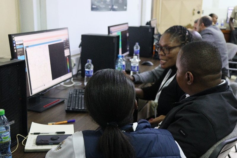 Meteosat Training Workshop Participants in PUMA Laboratory
