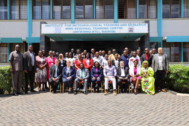 Partcipants, Facilitators from EUMETSAT and IMTR, Director and the Minister of Environment, Climate Change, and Forestry and her Permanent Secretary