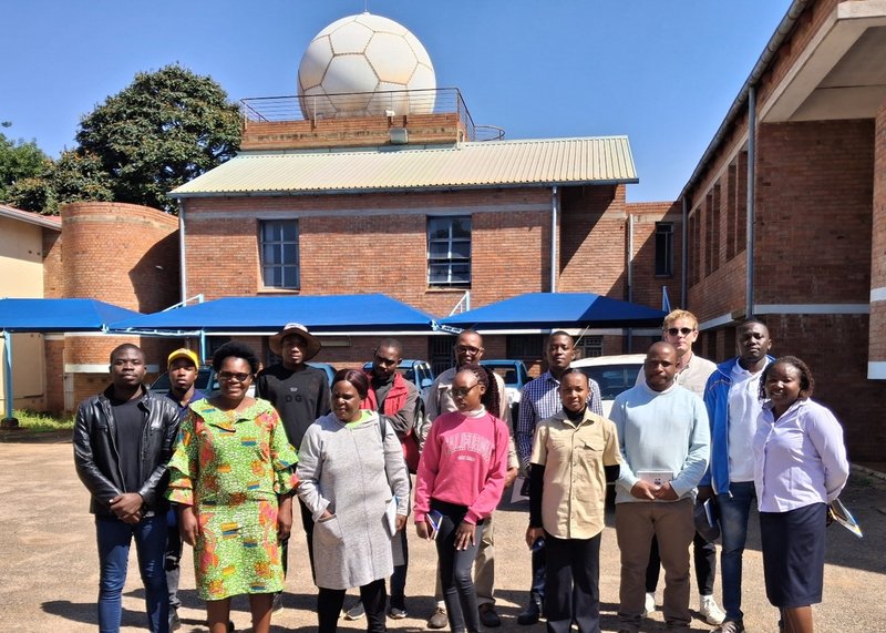 Zimbabwe Farmers Union and Meteorological Services Department final group photo at MSD HQ