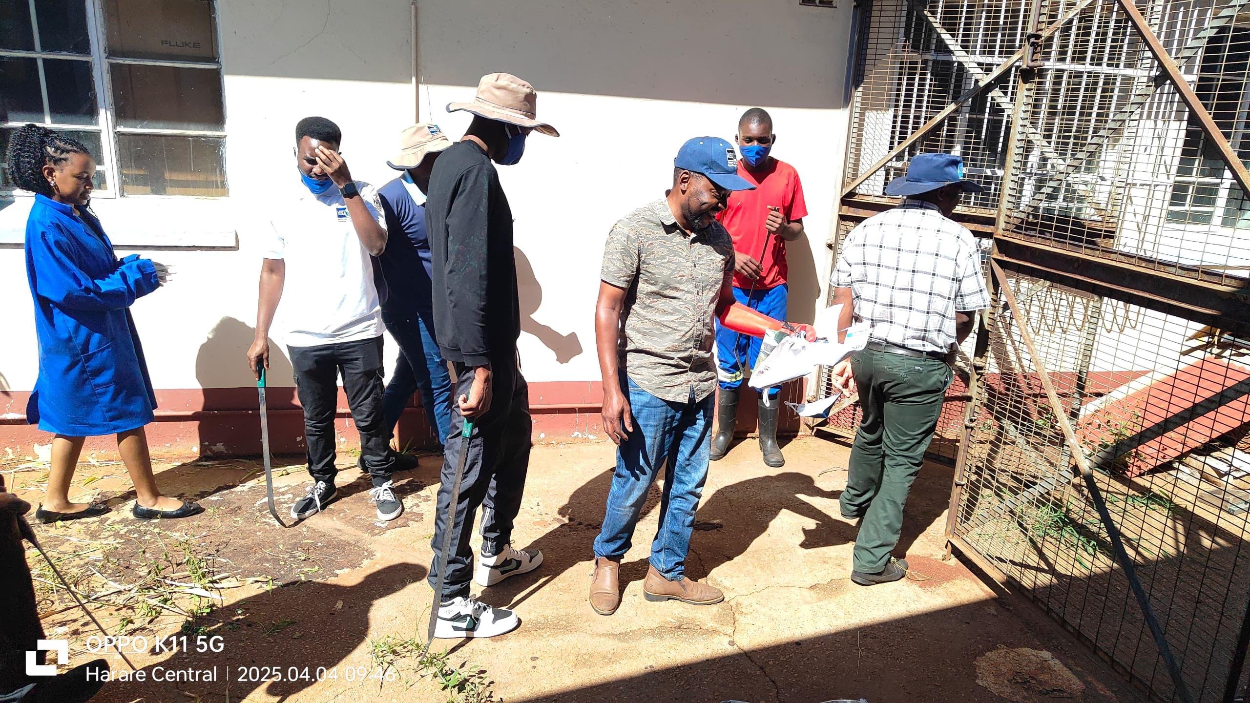 Meteorological Services Department Joins National Clean-Up Campaign