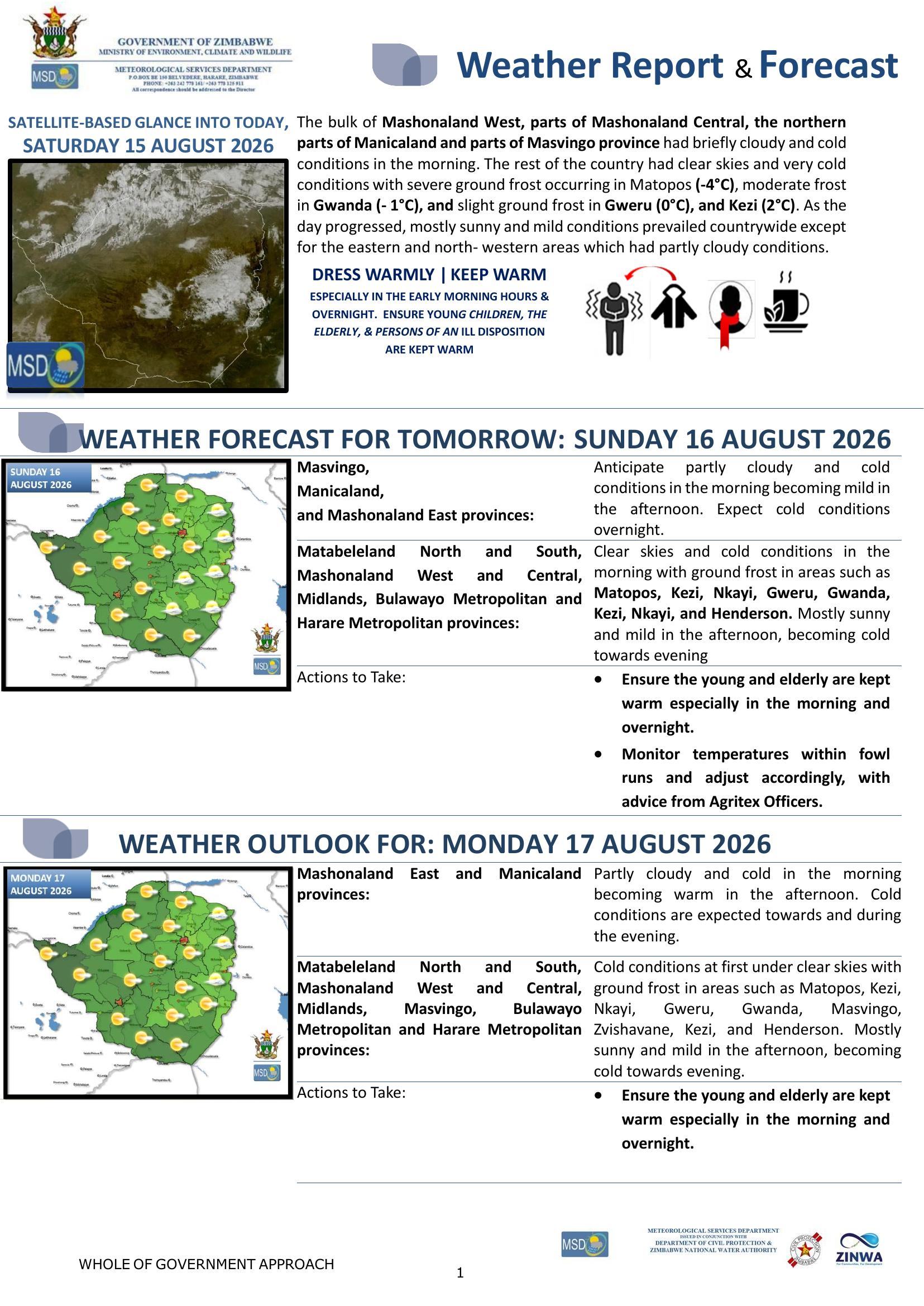 Daily Weather Forecast 15 August 2026 daily-weather-forecast-15-august-2026